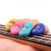 4pcs Guitar Fingertip Protector Fingerstall Silicone